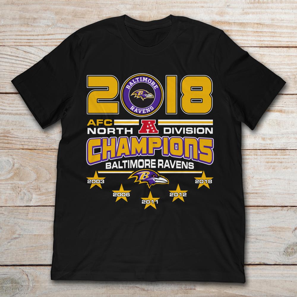 2018 Afc North Division Champion 5 Baltimore Ravens
