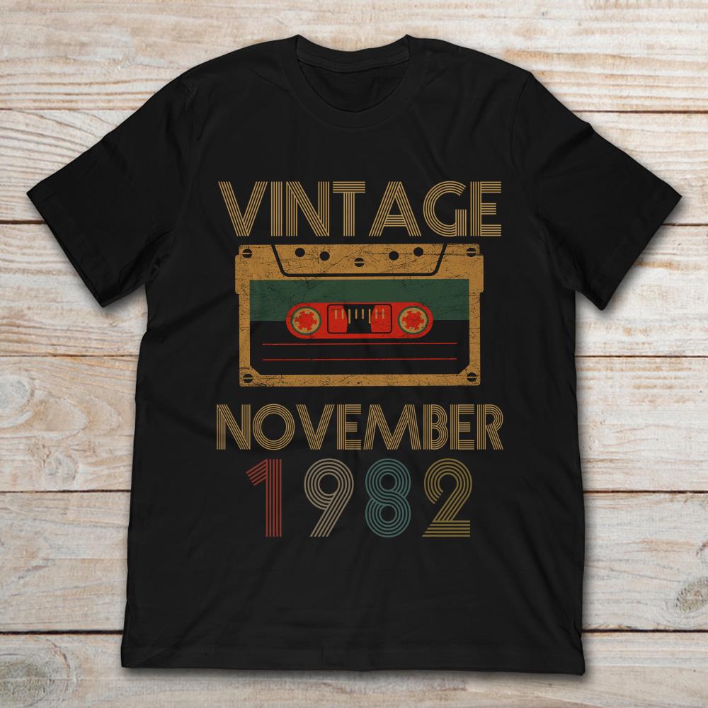 Vintage November 1982 Retro Color 37th Birthday