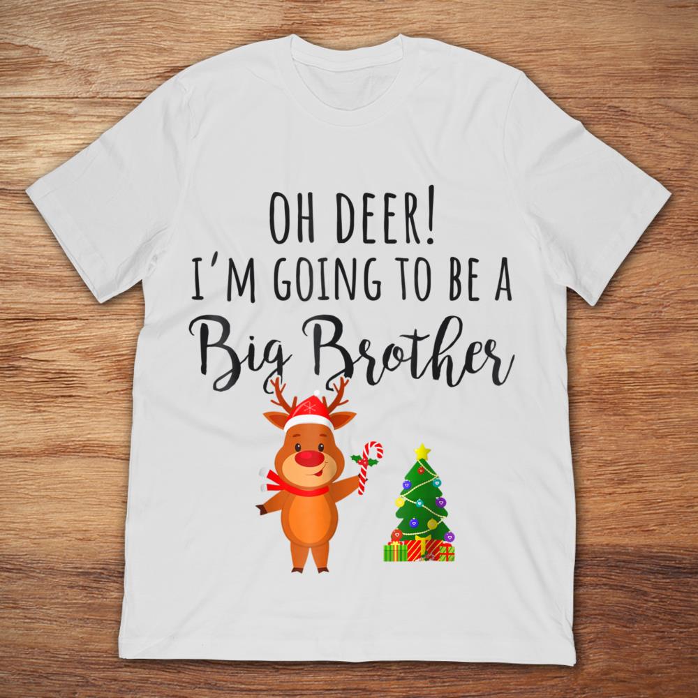 Oh Deer, I Am Going To Be A Big Brother Reindeer Christmas Tree
