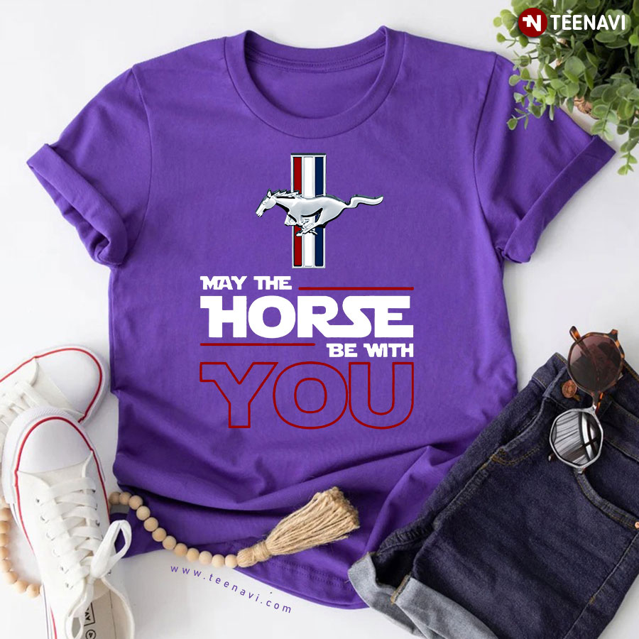 Ford T-Shirt Make It My Mustang-purple-xxxl 