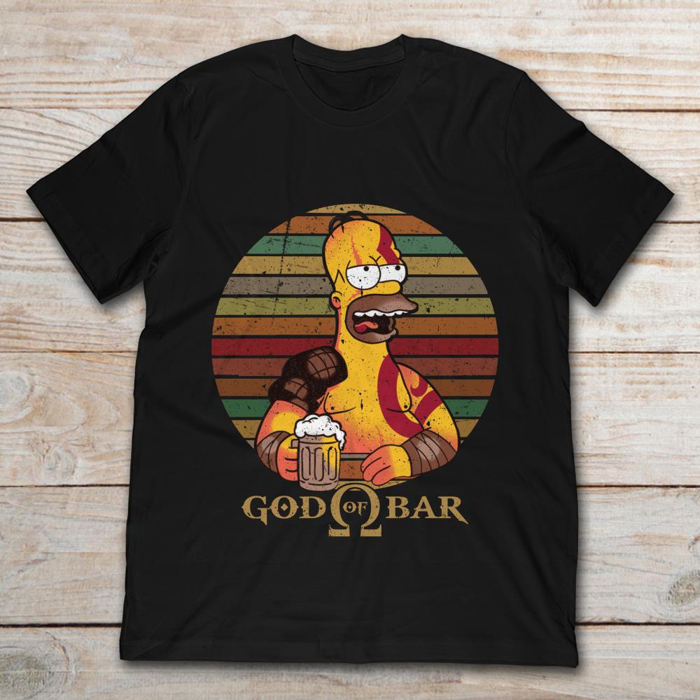 Homer Simpson God Of Bar De Typhoonic