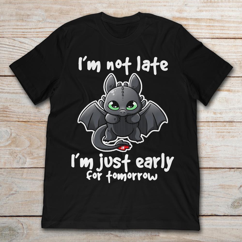 Toothless I'm Not Late I'm Just Early For Tomorrow