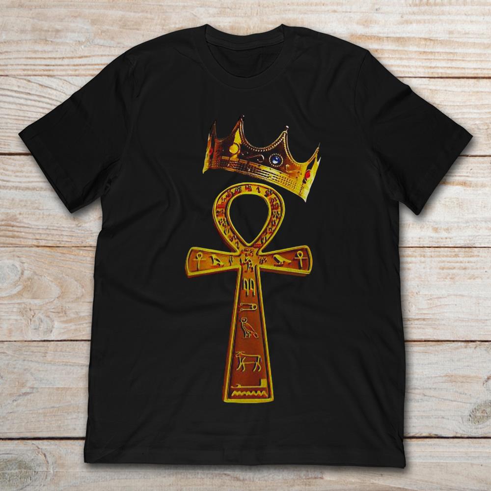 Brass Ankh King Crown