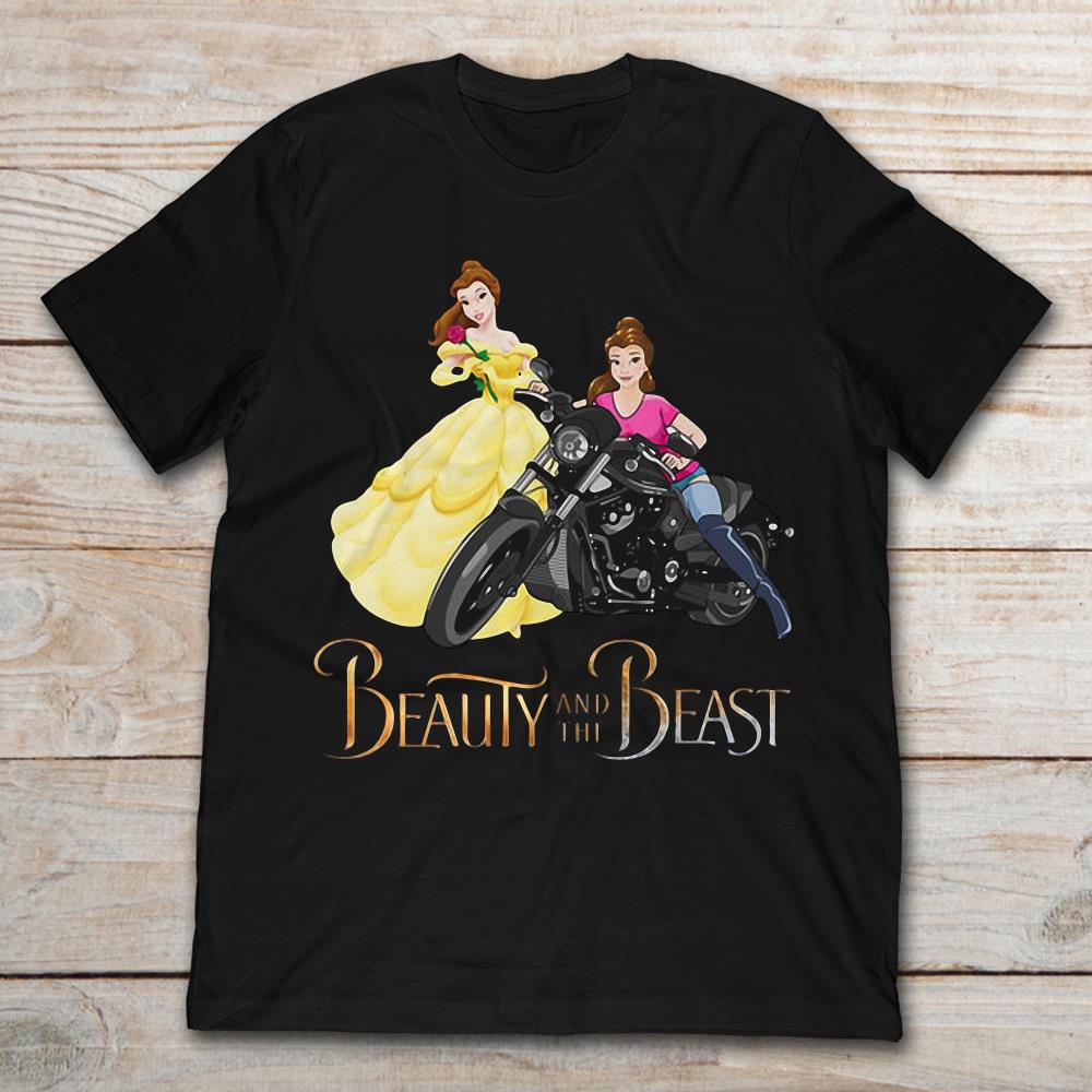 Belle Princess Beauty And The Beast Motorcycle Riding