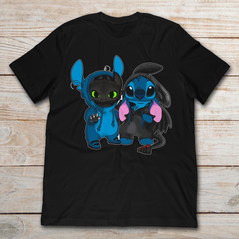Funny Toothless And Stitch