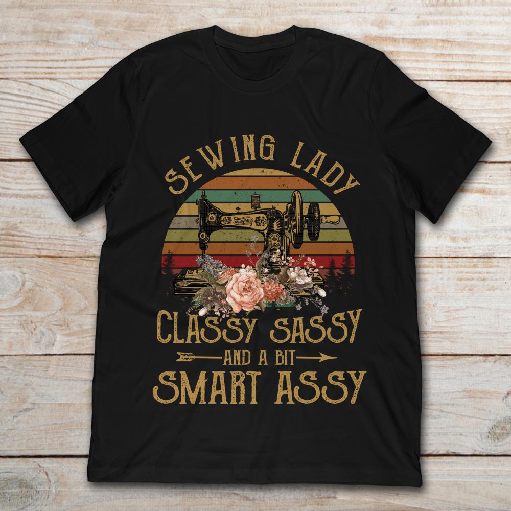 Sewing Lady Classy Sassy And A Bit Smart Assy Floral Sewing Machine