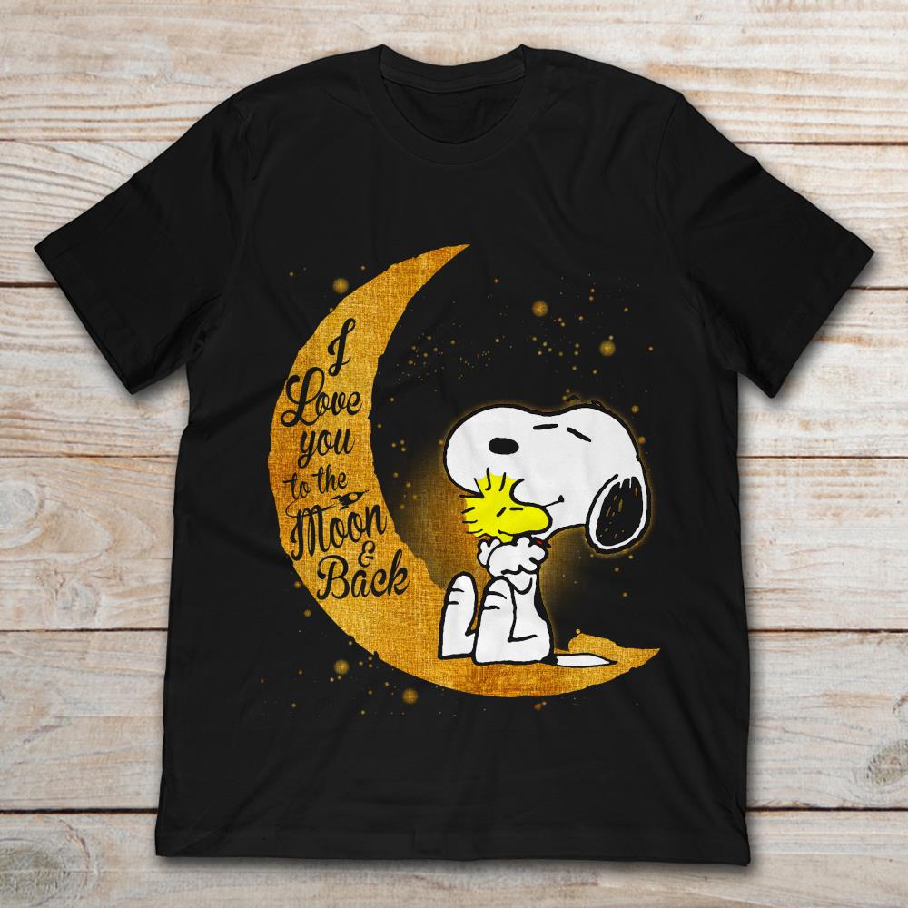 Snoopy And Woodstock I Love You To The Moon And Back