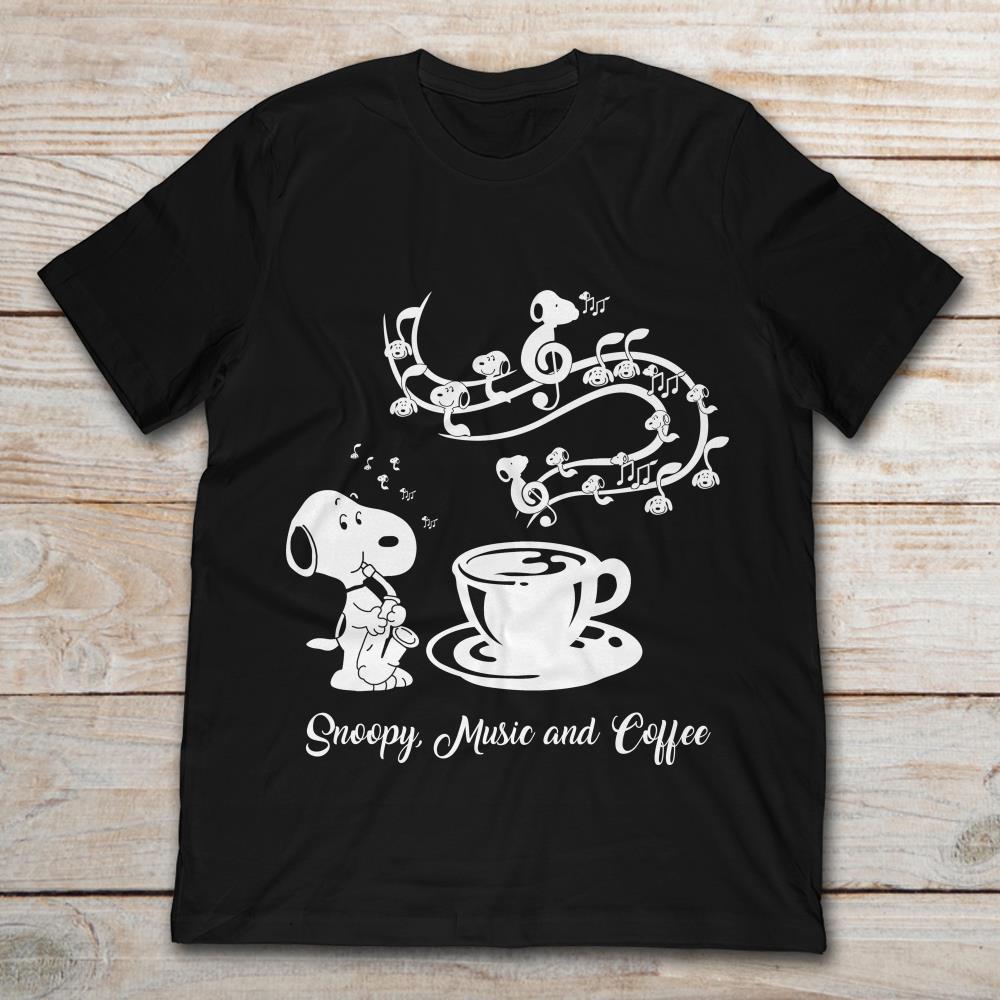 Snoopy Dog Music And Coffee