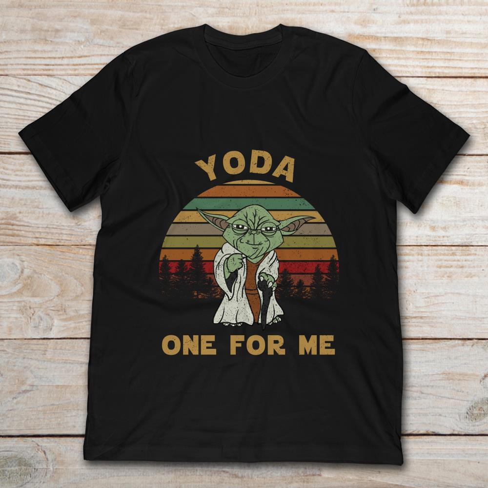 Yoda One For Me Star Wars Retro Vintage