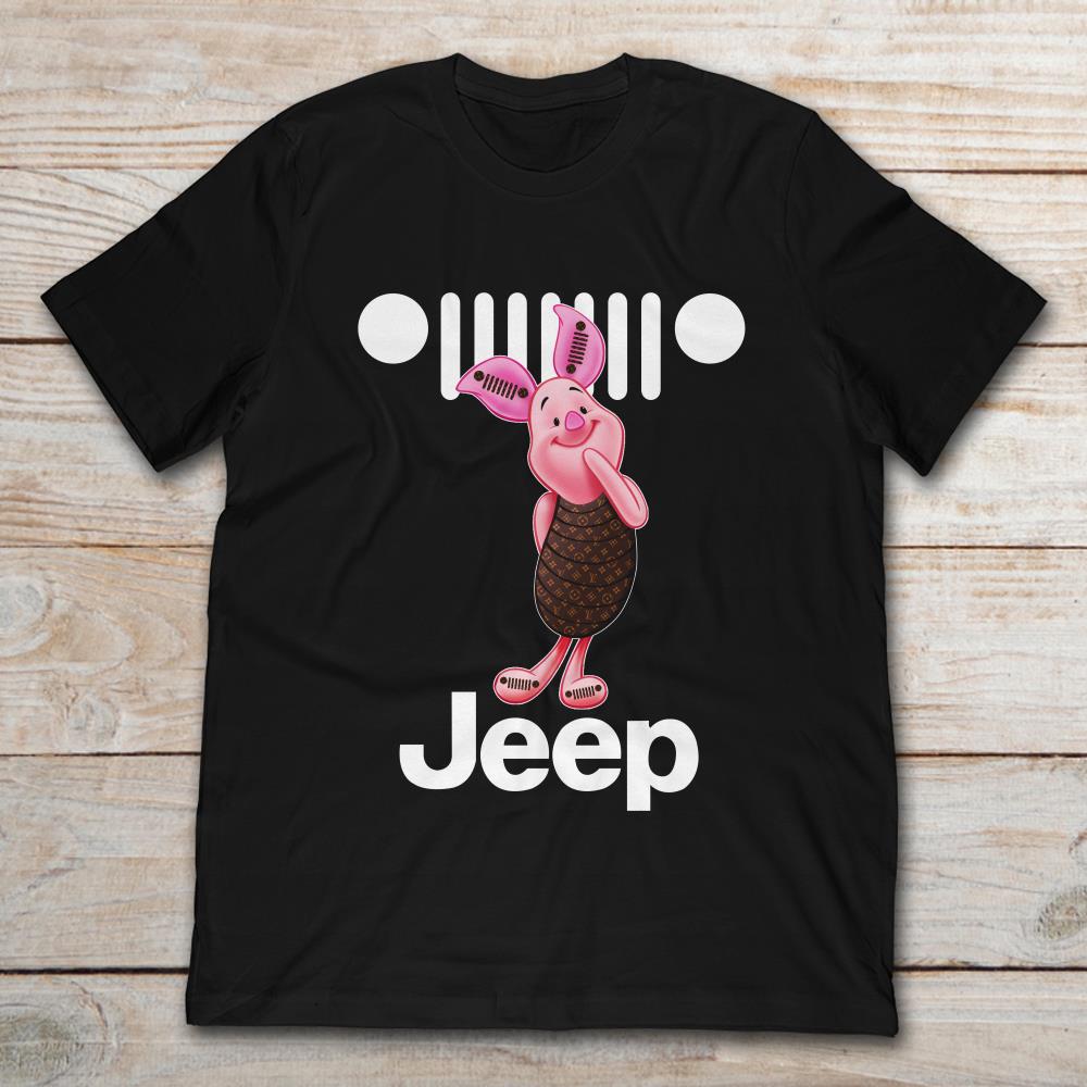 Piglet Winnie The Pooh With Jeep