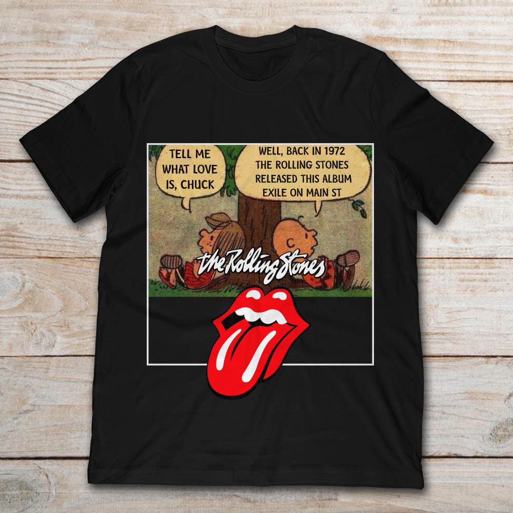 The Rolling Stones Tongue And Lips Charlie Brown And Peppermint Patty