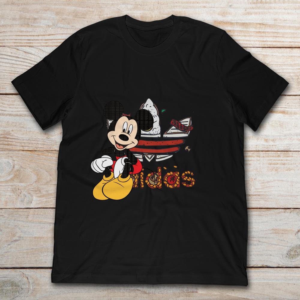 mickey mouse adidas shirt
