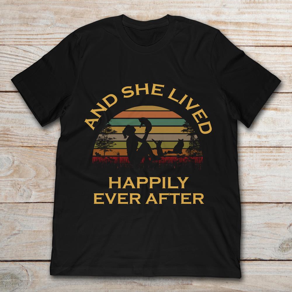 Girl And She Lived Happily Ever After Vintage