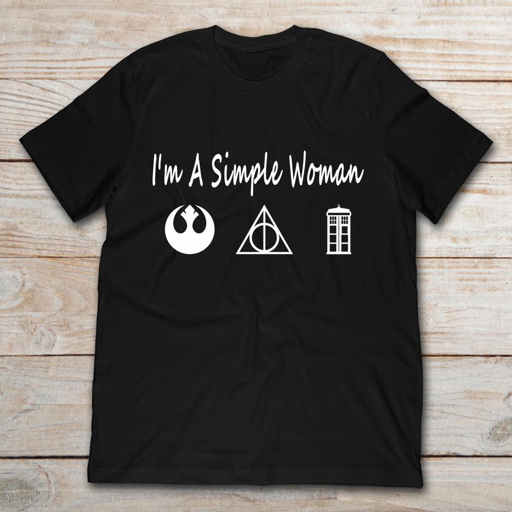 I'm A Simple Woman Deathly Hallows Star Wars And Doctor Who