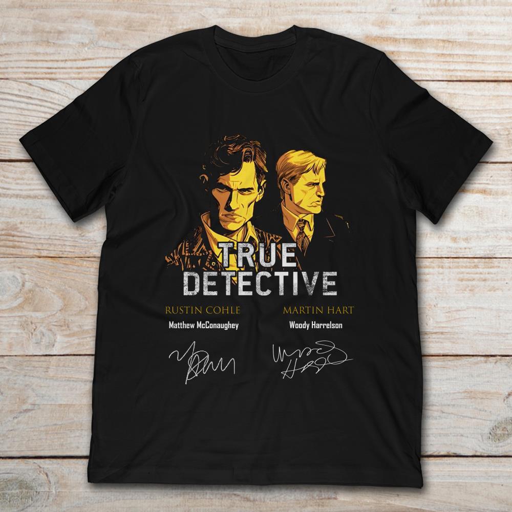 Rustin Cohle And Martin Hart True Detective Signature
