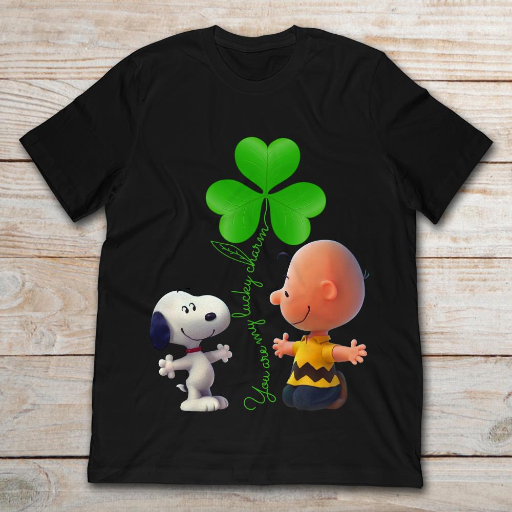 Snoopy Charlie Brown You Are My Lucky Charm Irish