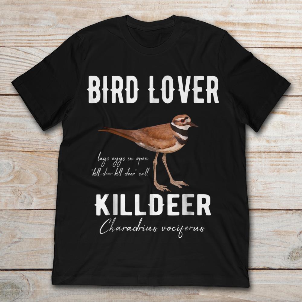 Bird Love Killdeer Charadrius Vociferus Lays Eggs In Open Kill-deer Kill-deer Call