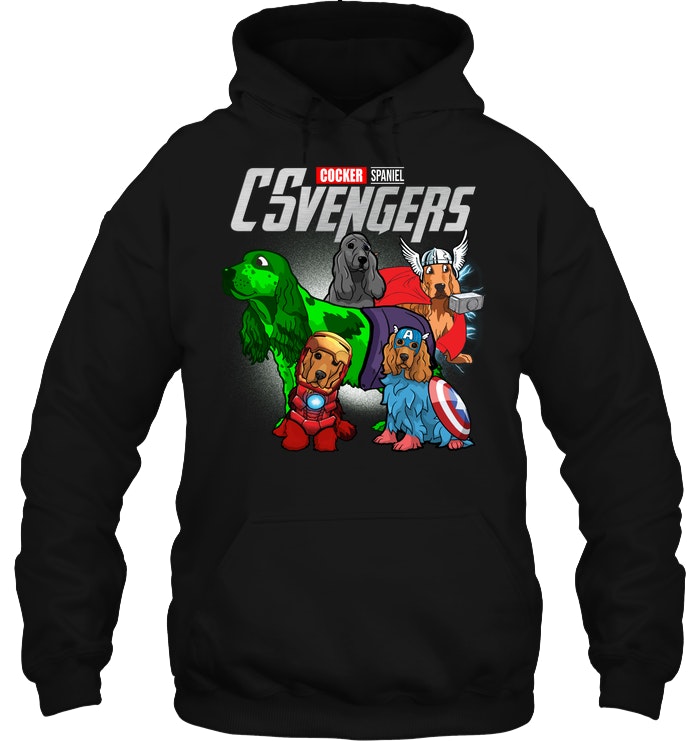 Cocker Spaniel CSvengers Marvel Avengers Endgame