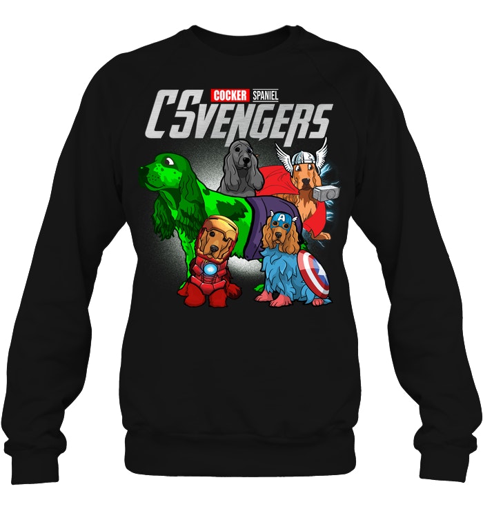 Cocker Spaniel CSvengers Marvel Avengers Endgame