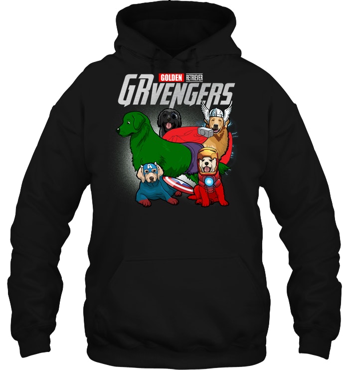 Golden Retriever GRvengers Marvel Avengers Endgame