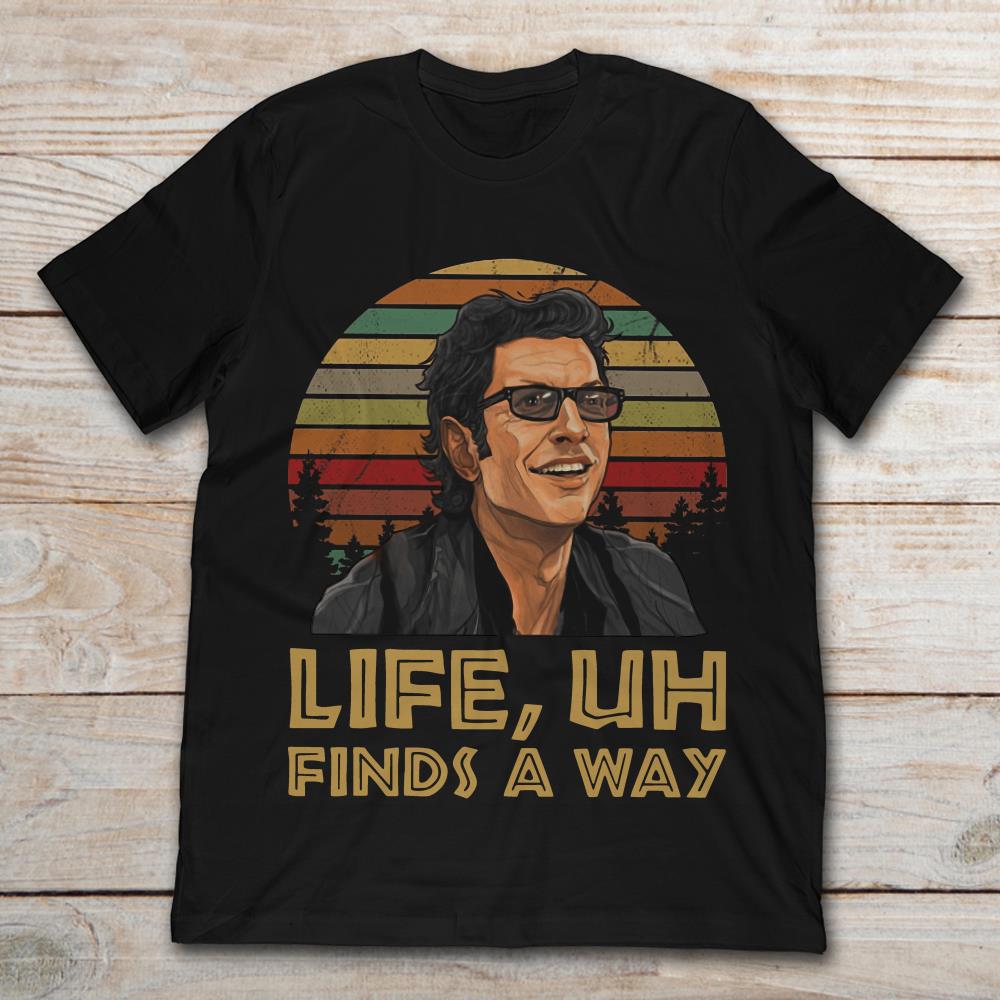 Ian Malcolm Jurassic Park Life Finds A Way Vintage