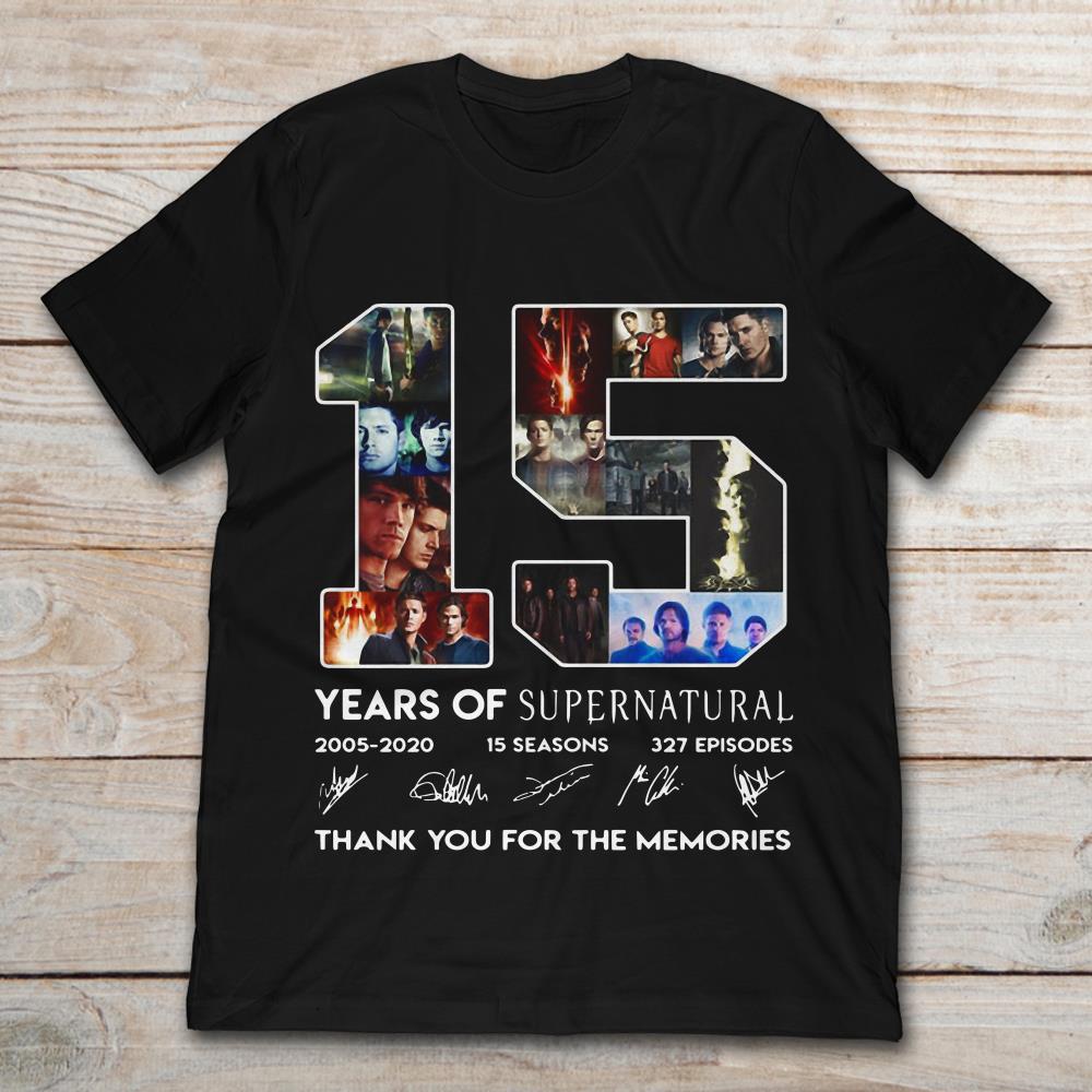 15 Years Of Supernatural Thank You For The Memories 2005-2020 15 Seasons 327 Episodes