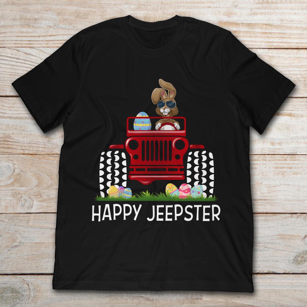 Happy Jeepster Bunny Egg Easter Drives Jeep