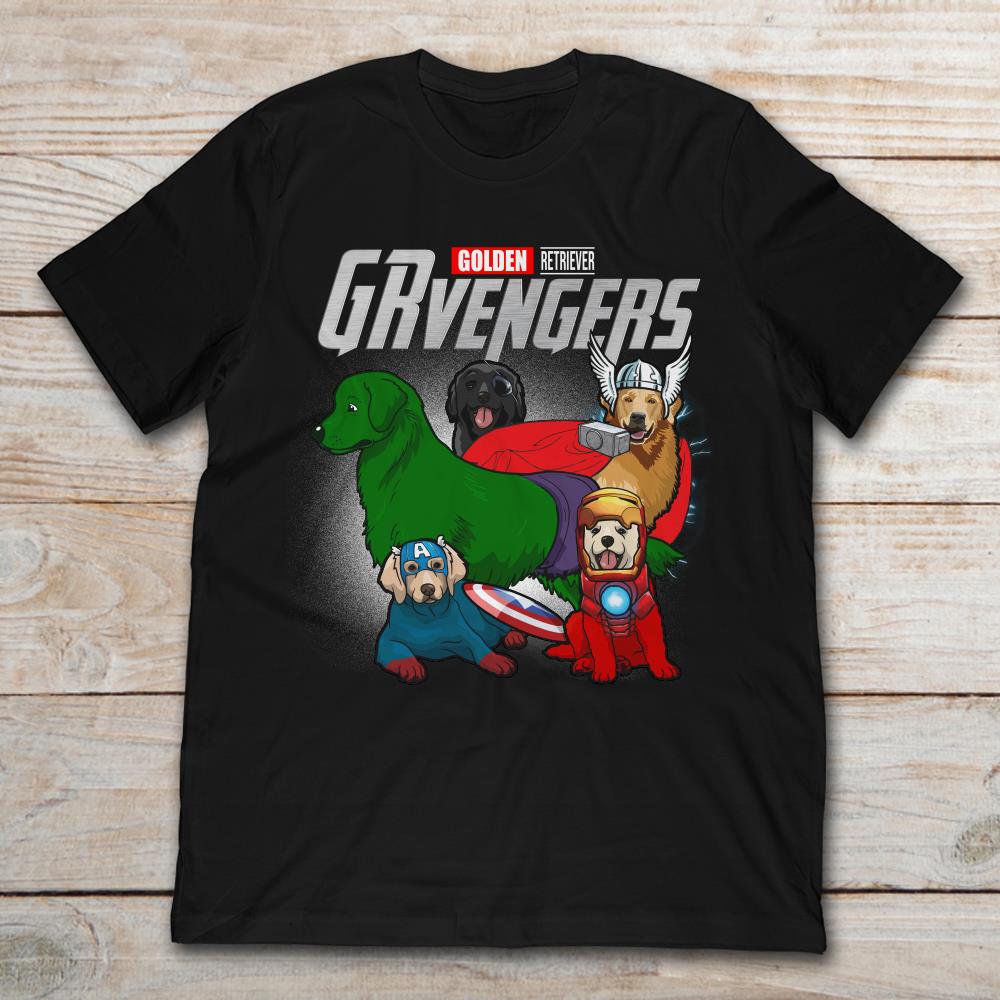 Golden Retriever GRvengers Marvel Avengers Endgame