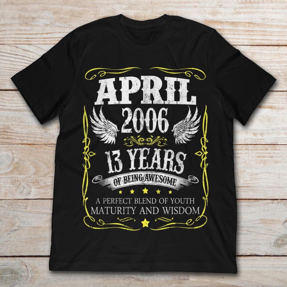 April 2006 13 Years Of Being Awesome A Perpect Blend Of Young Maturity and Wisdom