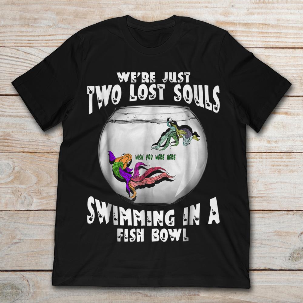 We're Just Two Lost Souls Swimming In A Fish Bowl Goldfish