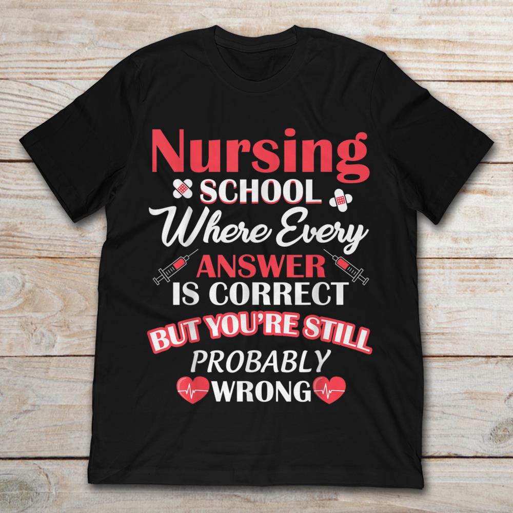 Nursing School Where Every Answer Is Correct But You're Still Probably Wrong