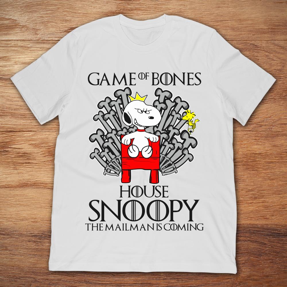 Game Of Bones House Snoopy The Mailman Is Coming
