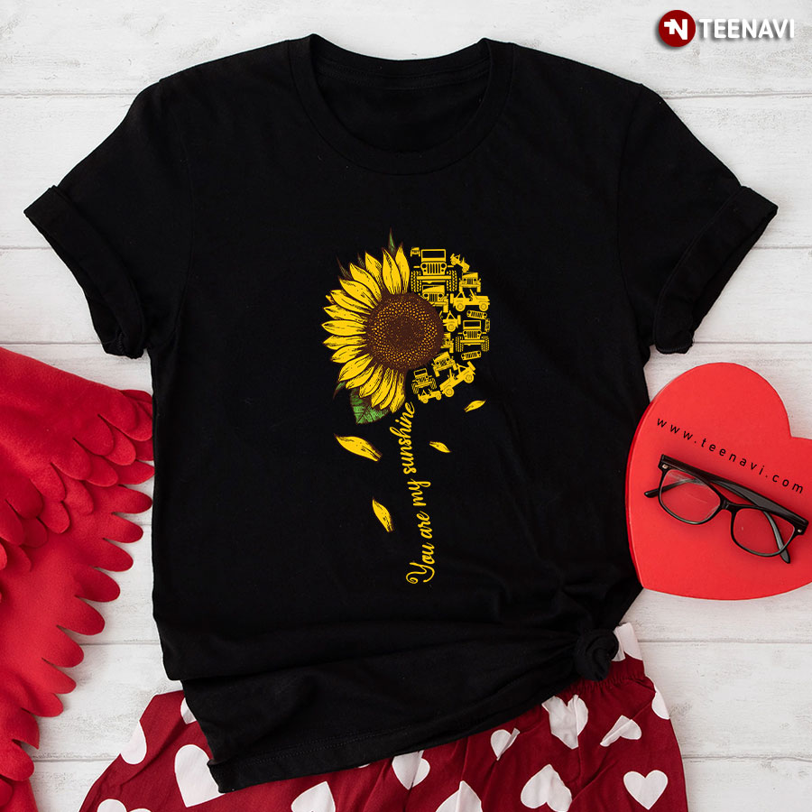 You Are My Sunshine Sunflower Jeep T-Shirt