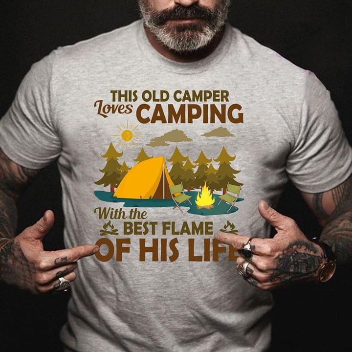 This Old Camper Loves Camping With The Best Flame Of His Life