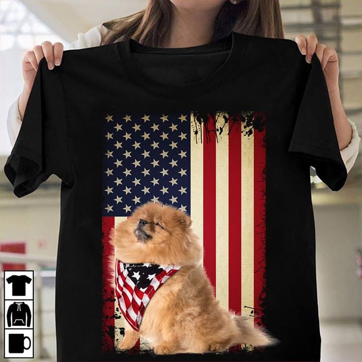 Pomeranian Flag American Independence Day