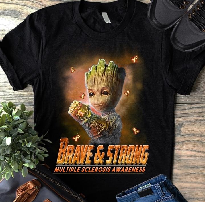 Groot Brave And Strong Multiple Sclerosis Awareness