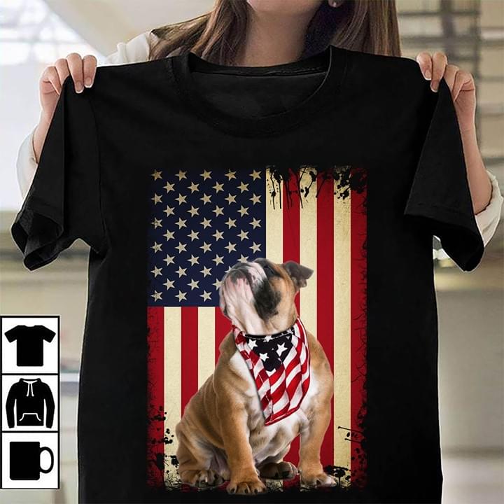 Bulldog Flag American Independence Day