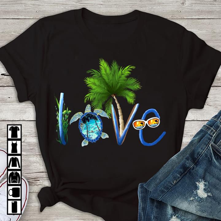 Love Beach Turtle Coconut