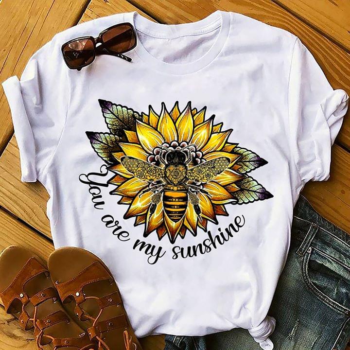 Bee Sunflower You Are My Sunshine
