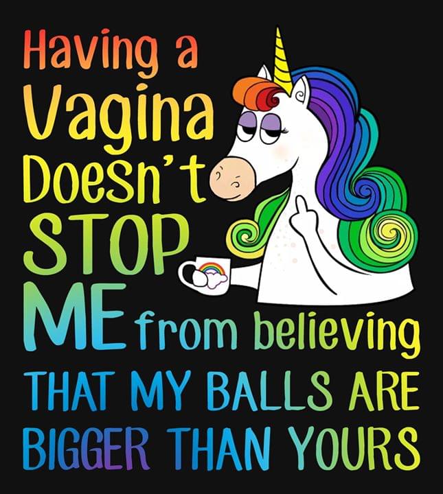 Unicorn Having A Vagina Doesn't Stop Me From Believing