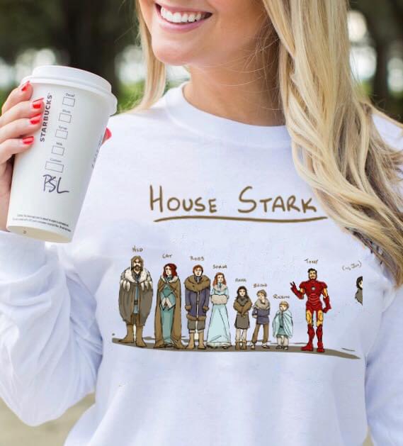 House Stark Game Of Thrones And Iron Man