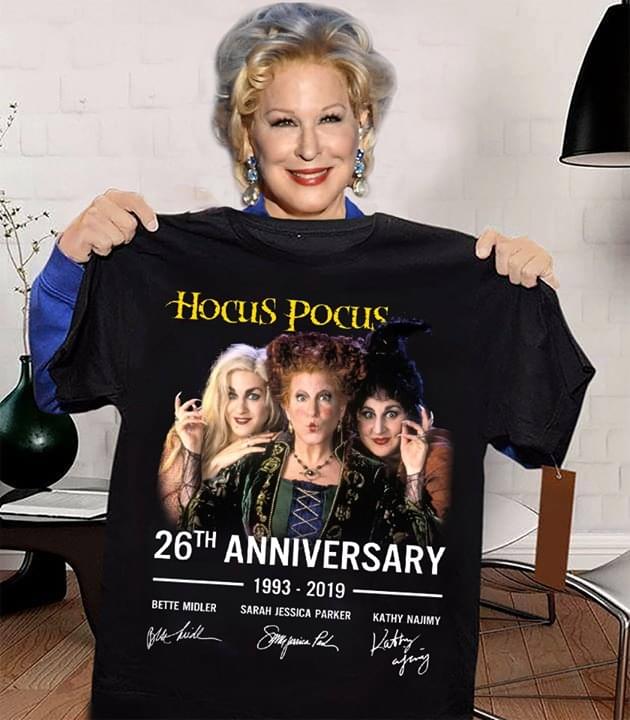 Hocus Pocus 26th Anniversary 1993 2019 Signatures T-Shirt