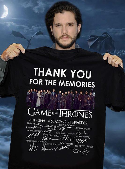 Thank You For The Memories Game Of Thrones 2011 2019 8 Seasons 73 Episode