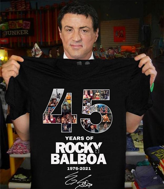 45 Years Of Rocky Balboa 1976 2021 Signature