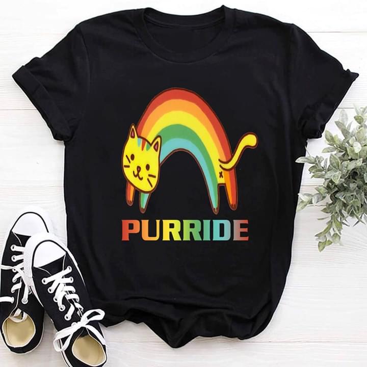 Funny Rainbow Cat Purride