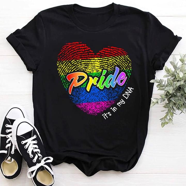 LGBT Pride It's In My DNA Fingerprint