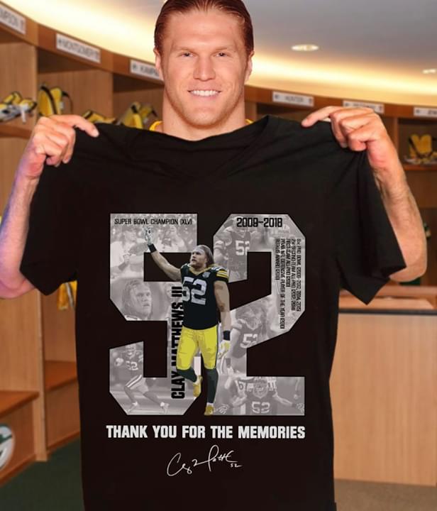 Clay Matthews III 52 Thank You For The Memories