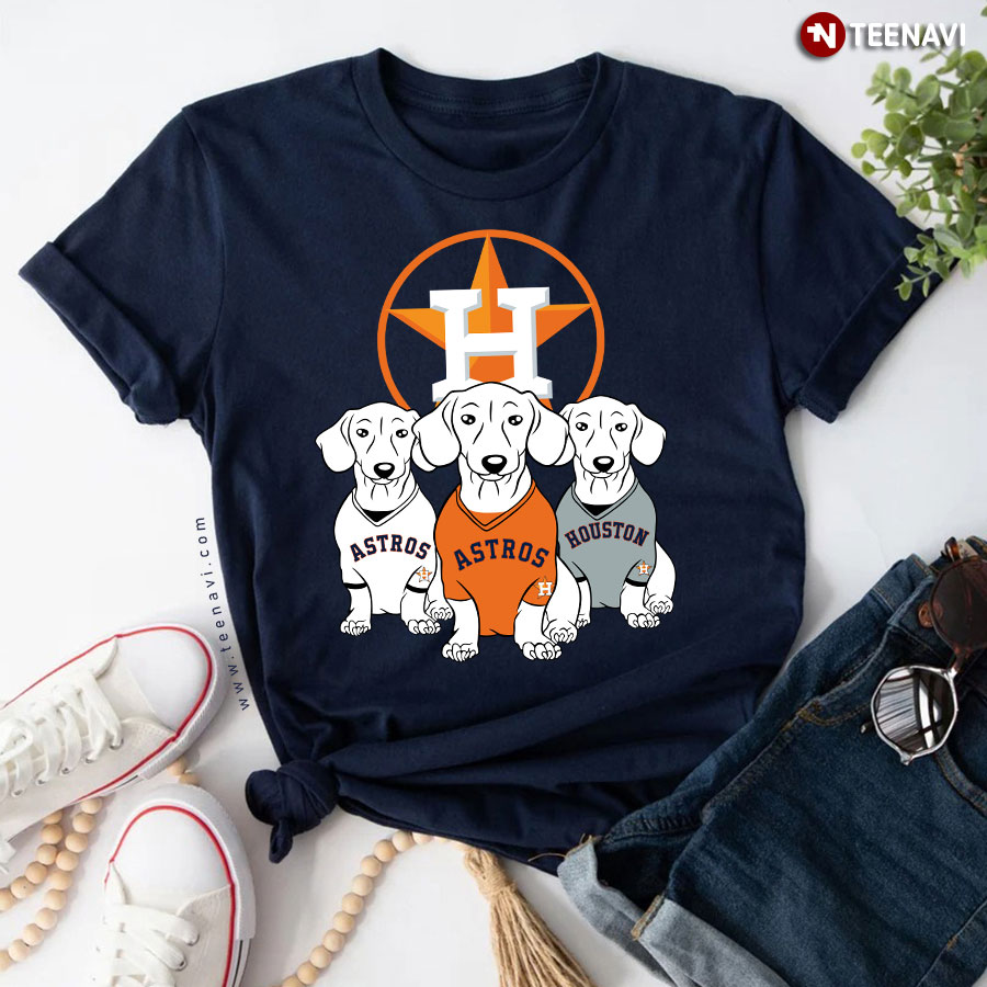 Houston Astros Dachshund T-Shirt
