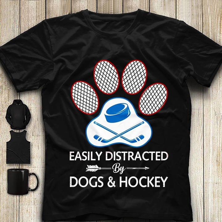 Easily Distracted By Dogs And Hockey