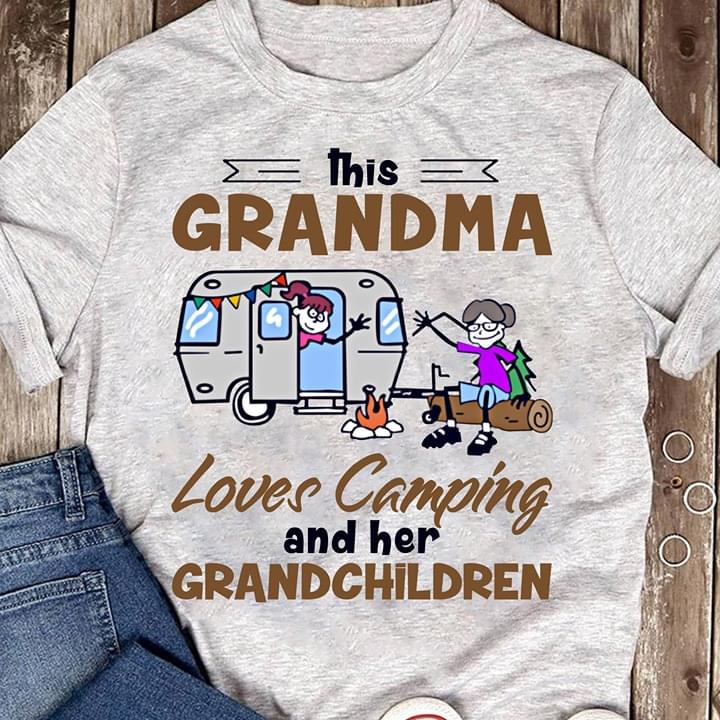 This Grandma Loves Camping And Her Grandchildren